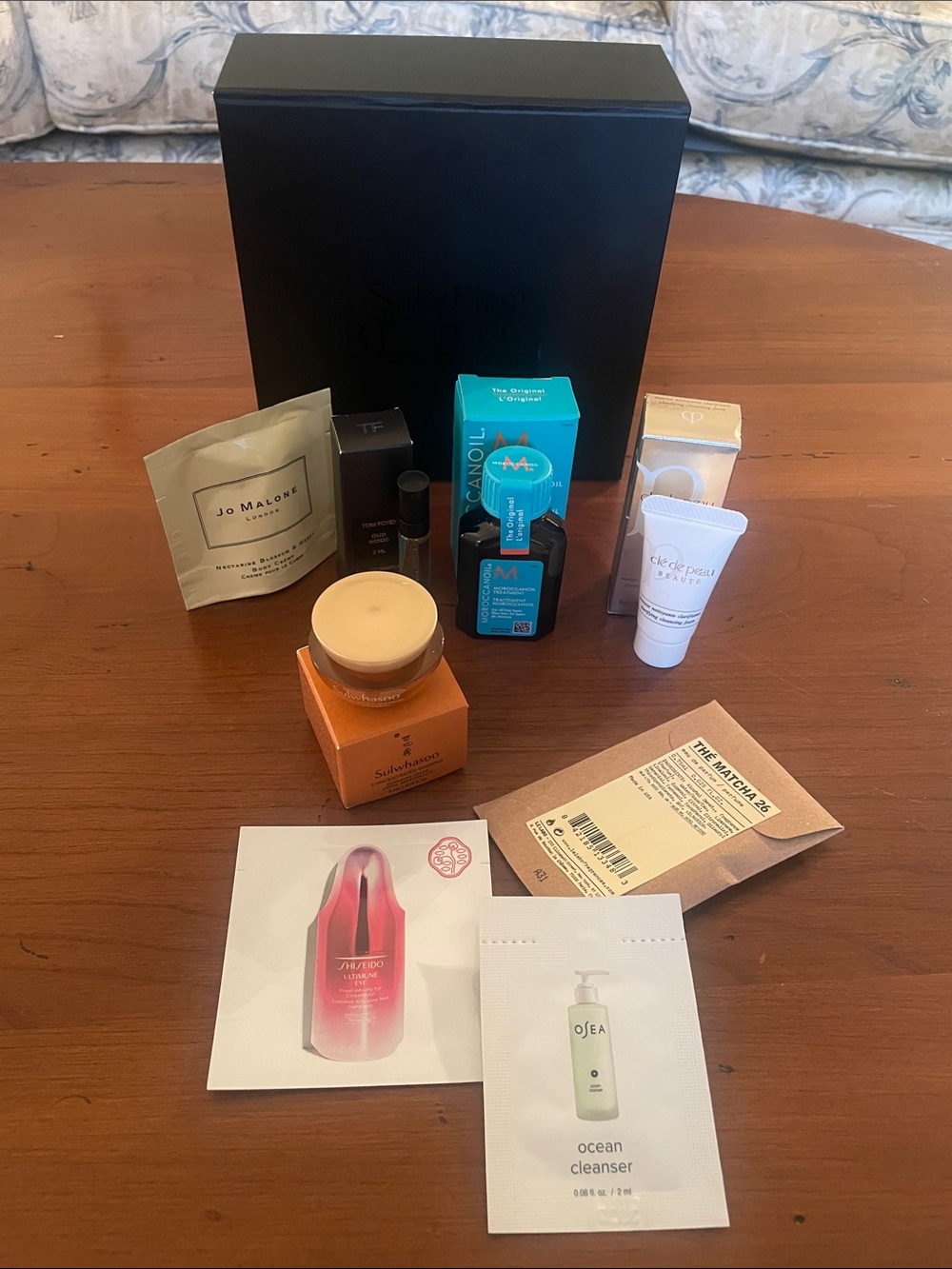 Luxury Beauty Sample Set - Multibrand Skincare & Haircare - Saks Beauty Box